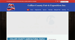 Desktop Screenshot of colliercountyfair.com